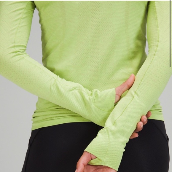 Lululemon Swiftly Tech Long Sleeve 2.0 Dew Green / Neo Mint - Picture 2 of 11